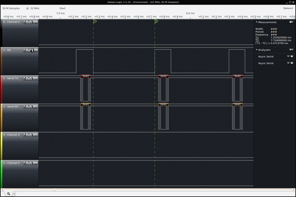 Linux RS-485 Screen Capture