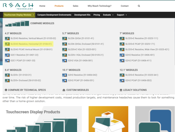 Reach Technology Display Module Download