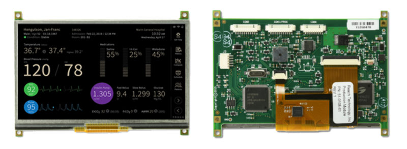 medical-device-display-module-stack-side-by-side-full Medical Grade Touchscreen Module